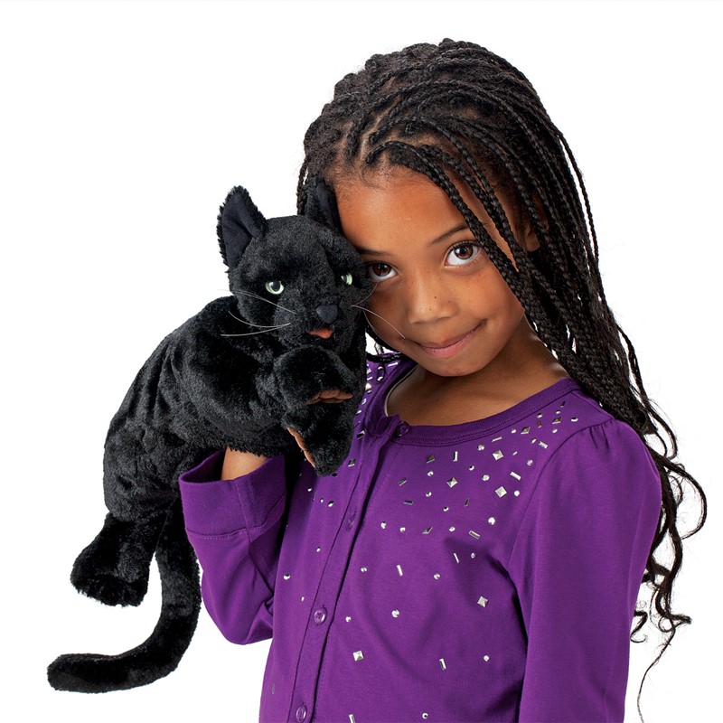 Folkmanis Handpuppe schwarze Katze Folkmanis Handpuppe schwarze Katze - Produktbild 4