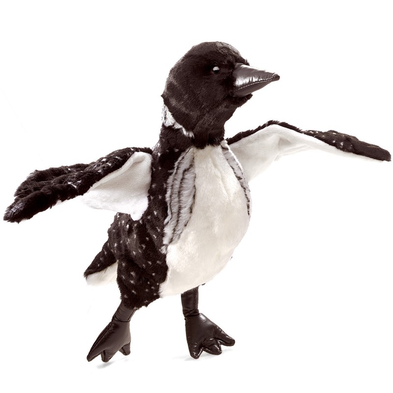 Folkmanis hand puppet loon