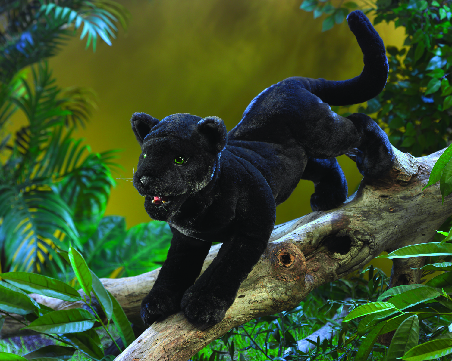 Folkmanis Black Panther Hand Puppet Folkmanis Black Panther Hand Puppet - Produktbild 3