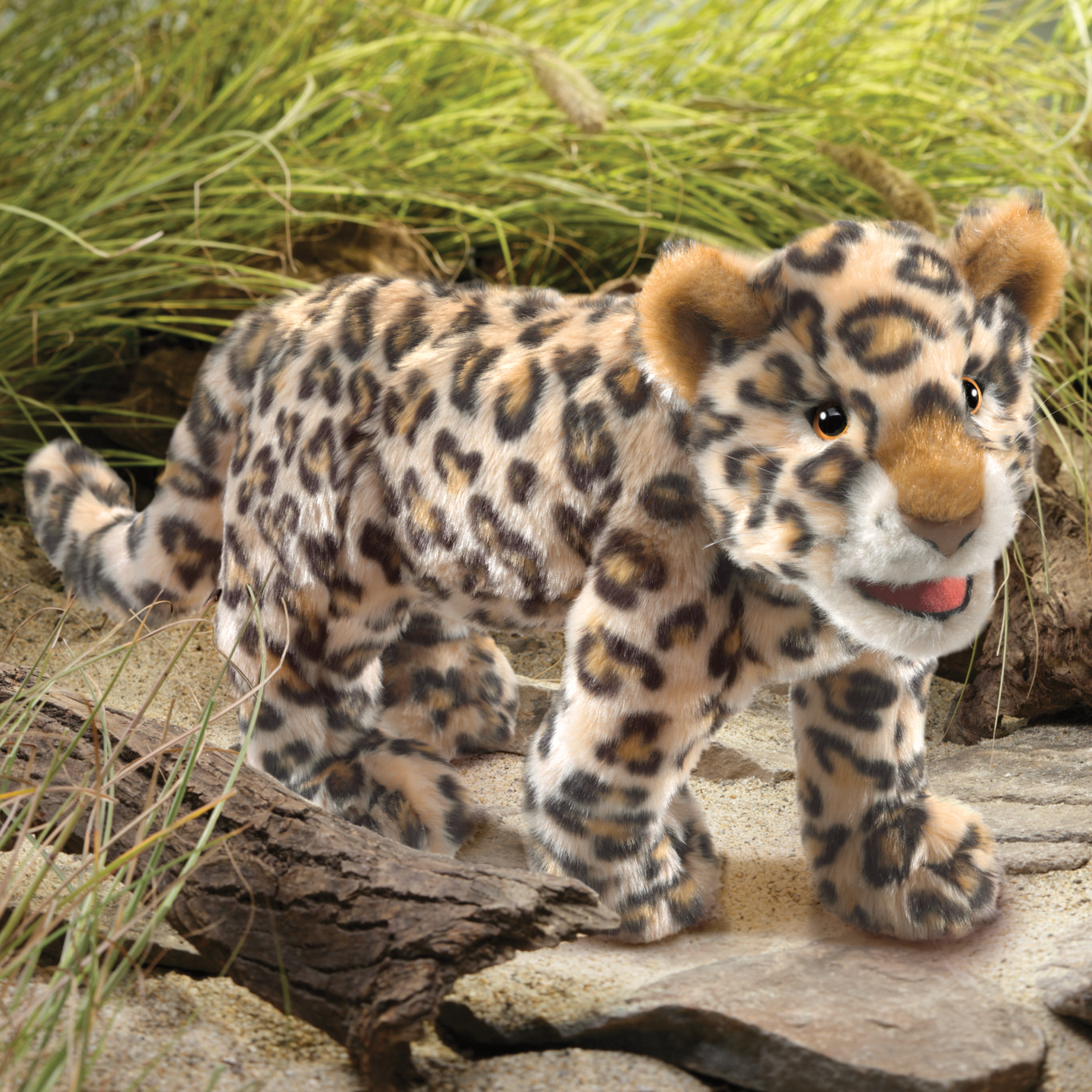 Folkmanis Leopard Cub Hand Puppet Folkmanis Leopard Cub Hand Puppet - Produktbild 3