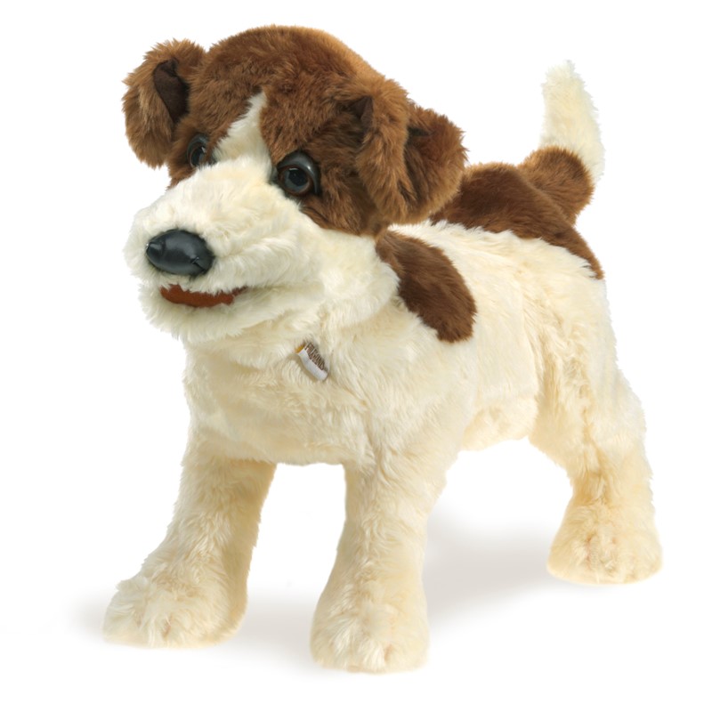 Folkmanis hand puppet jack russell terrier