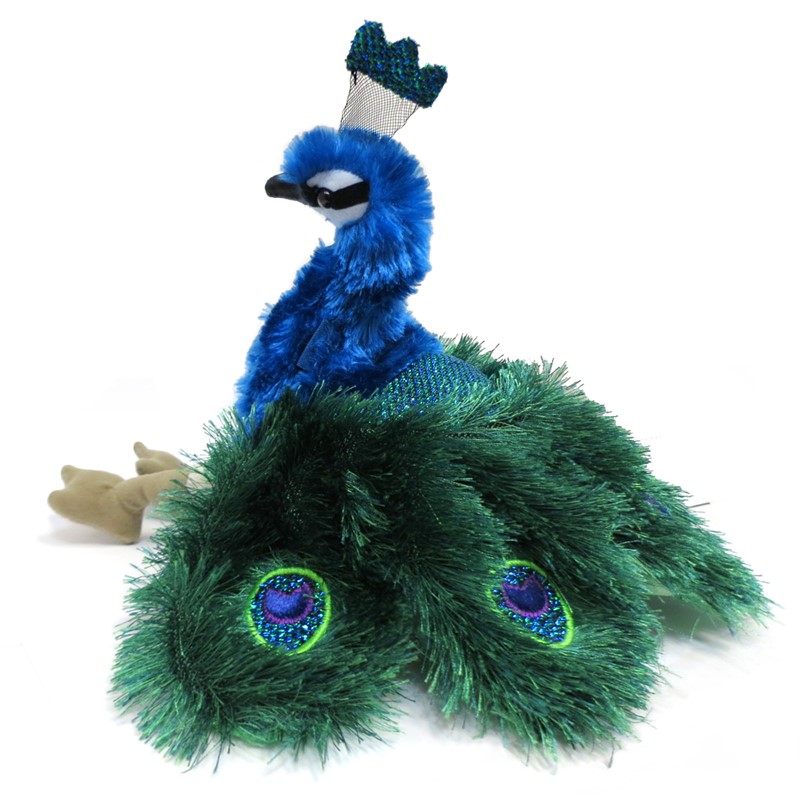 Folkmanis Small Peacock Hand Puppet Folkmanis Small Peacock Hand Puppet - Produktbild 2