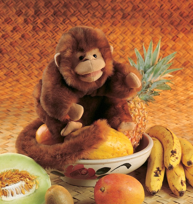 Folkmanis Monkey Hand Puppet Folkmanis Monkey Hand Puppet - Produktbild 3