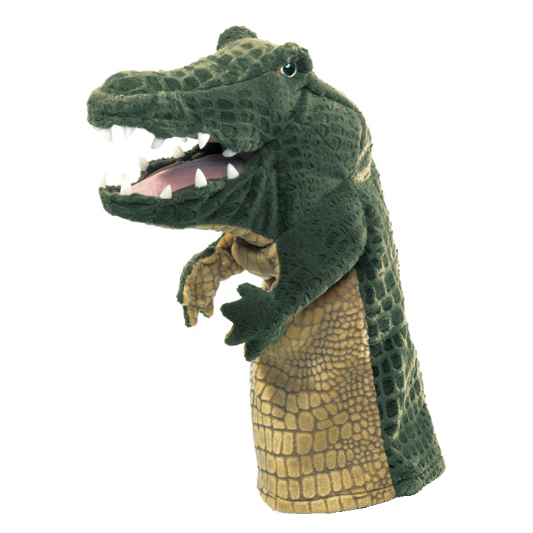 Folkmanis hand puppet crocodile (stage puppet)