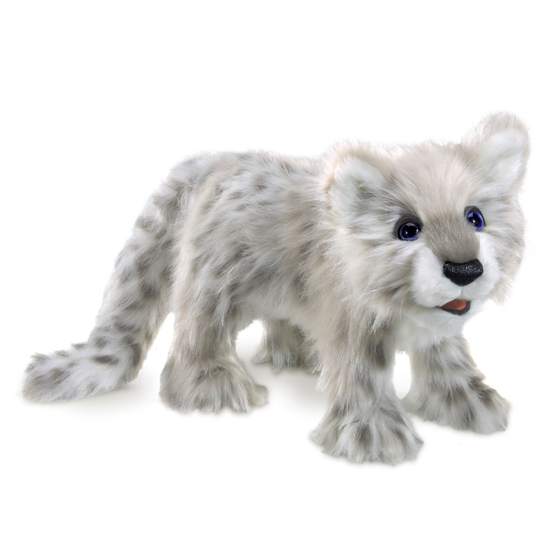 Folkmanis hand puppet baby snow leopard