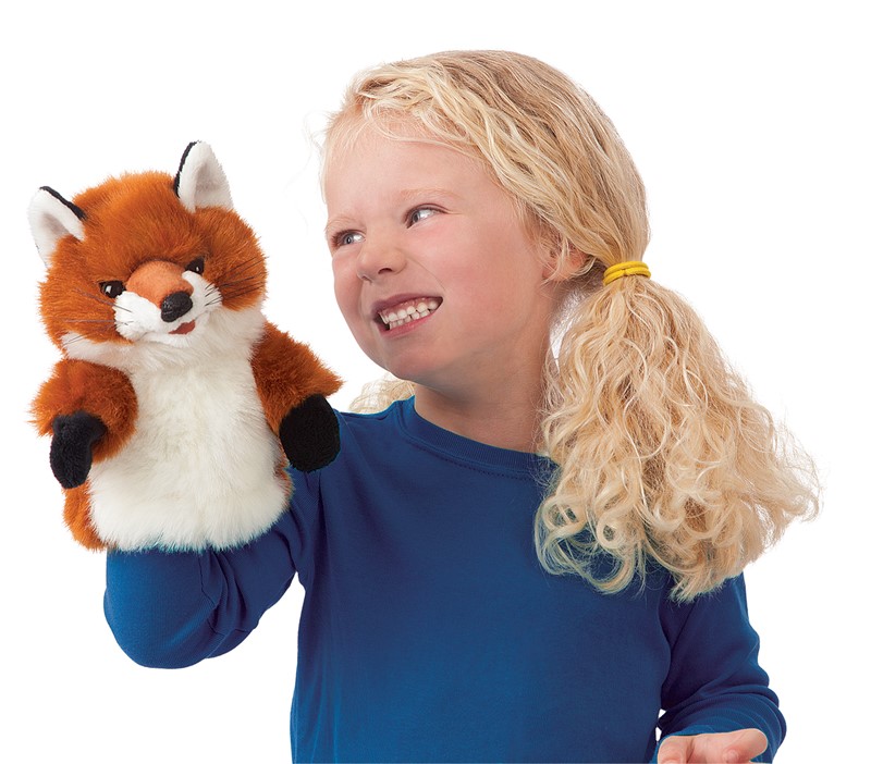 Folkmanis Little Fox Hand Puppet (Small Stage Puppet) Folkmanis Little Fox Hand Puppet (Small Stage Puppet) - Produktbild 3