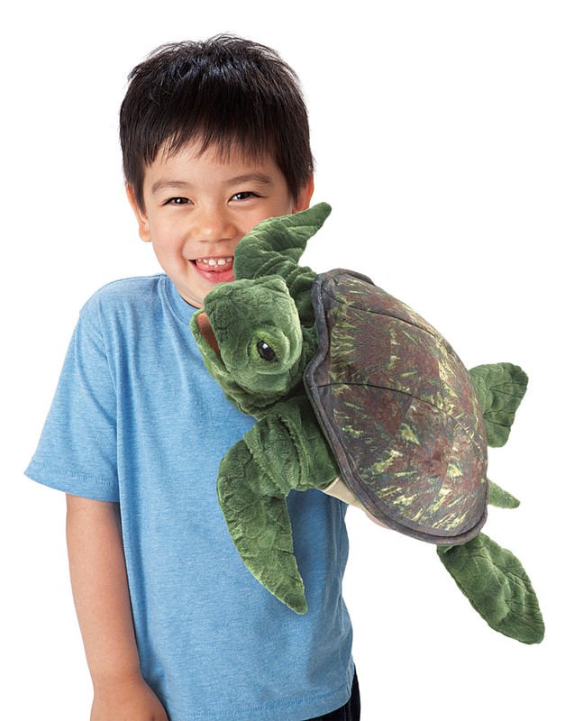 Folkmanis Handpuppe Meeresschildkröte Folkmanis Handpuppe Meeresschildkröte - Produktbild 3