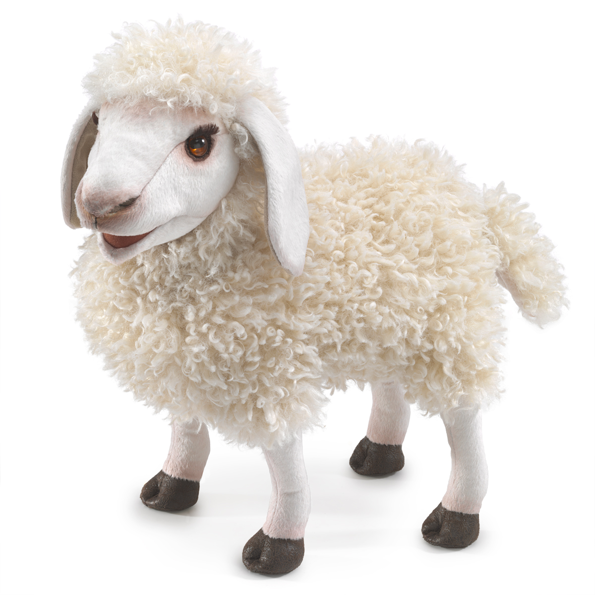Folkmanis hand puppet wooly sheep