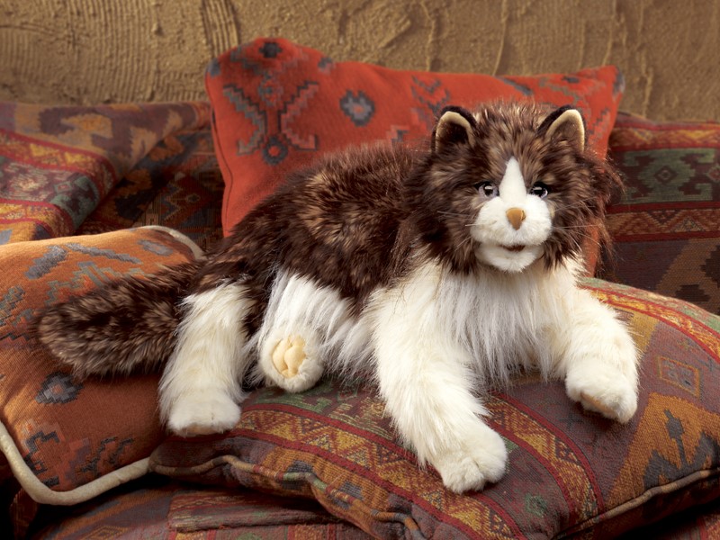 Folkmanis Handpuppe wuschelige Katze Folkmanis Handpuppe wuschelige Katze - Produktbild 3