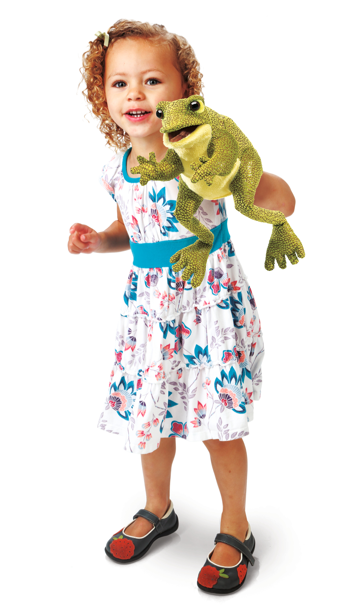 Folkmanis Handpuppe Lustiger Frosch Folkmanis Handpuppe Lustiger Frosch - Produktbild 4