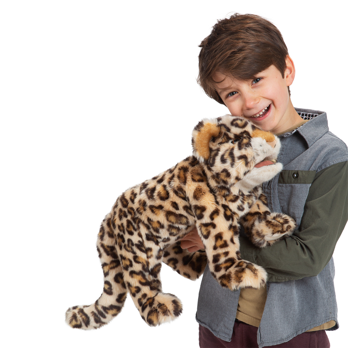 Folkmanis Leopard Cub Hand Puppet Folkmanis Leopard Cub Hand Puppet - Produktbild 4