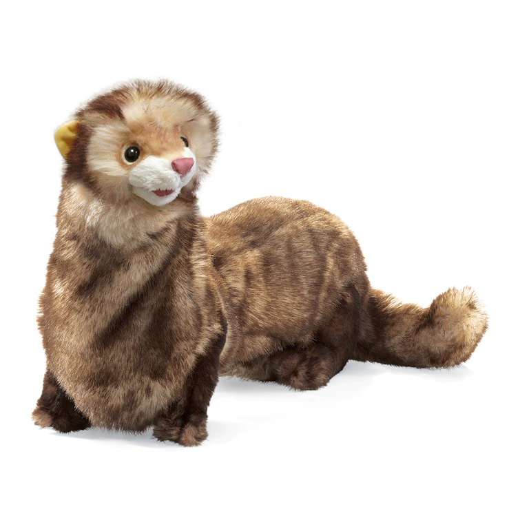 Folkmanis hand puppet ferret