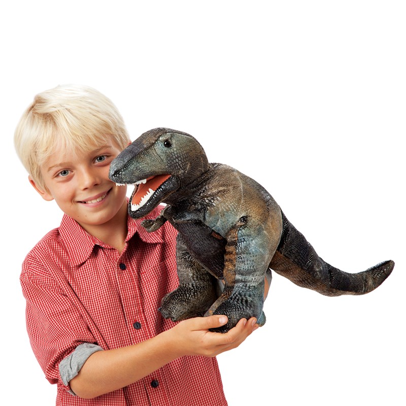 Folkmanis Small Tyrannosaurus Rex Hand Puppet Folkmanis Small Tyrannosaurus Rex Hand Puppet - Produktbild 4
