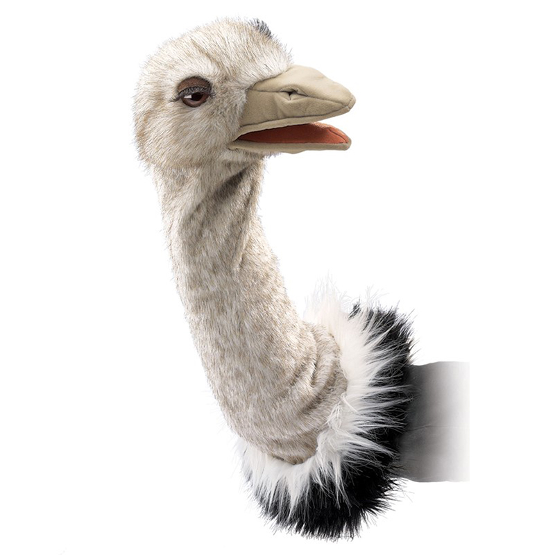 Folkmanis hand puppet ostrich (stage puppet)