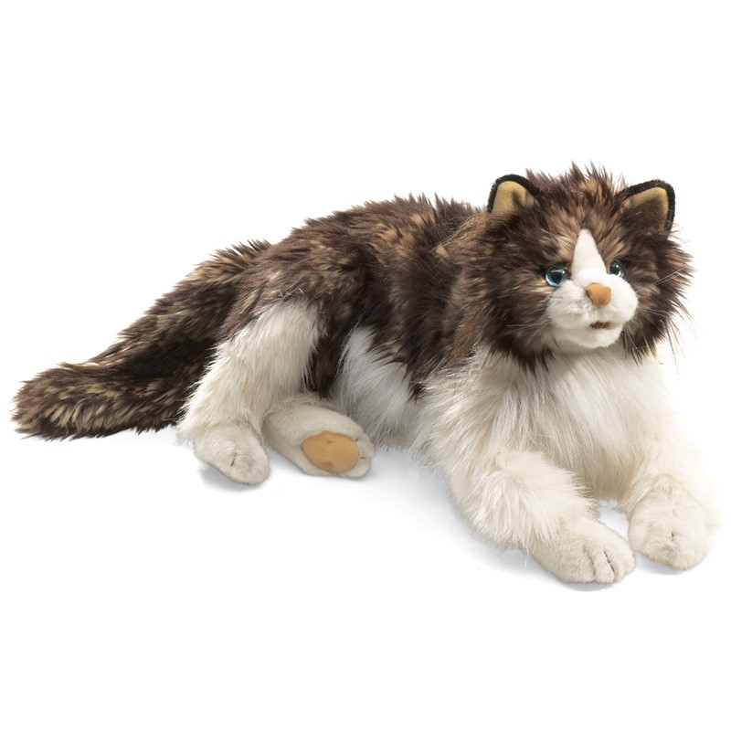 Folkmanis hand puppet ragdoll cat