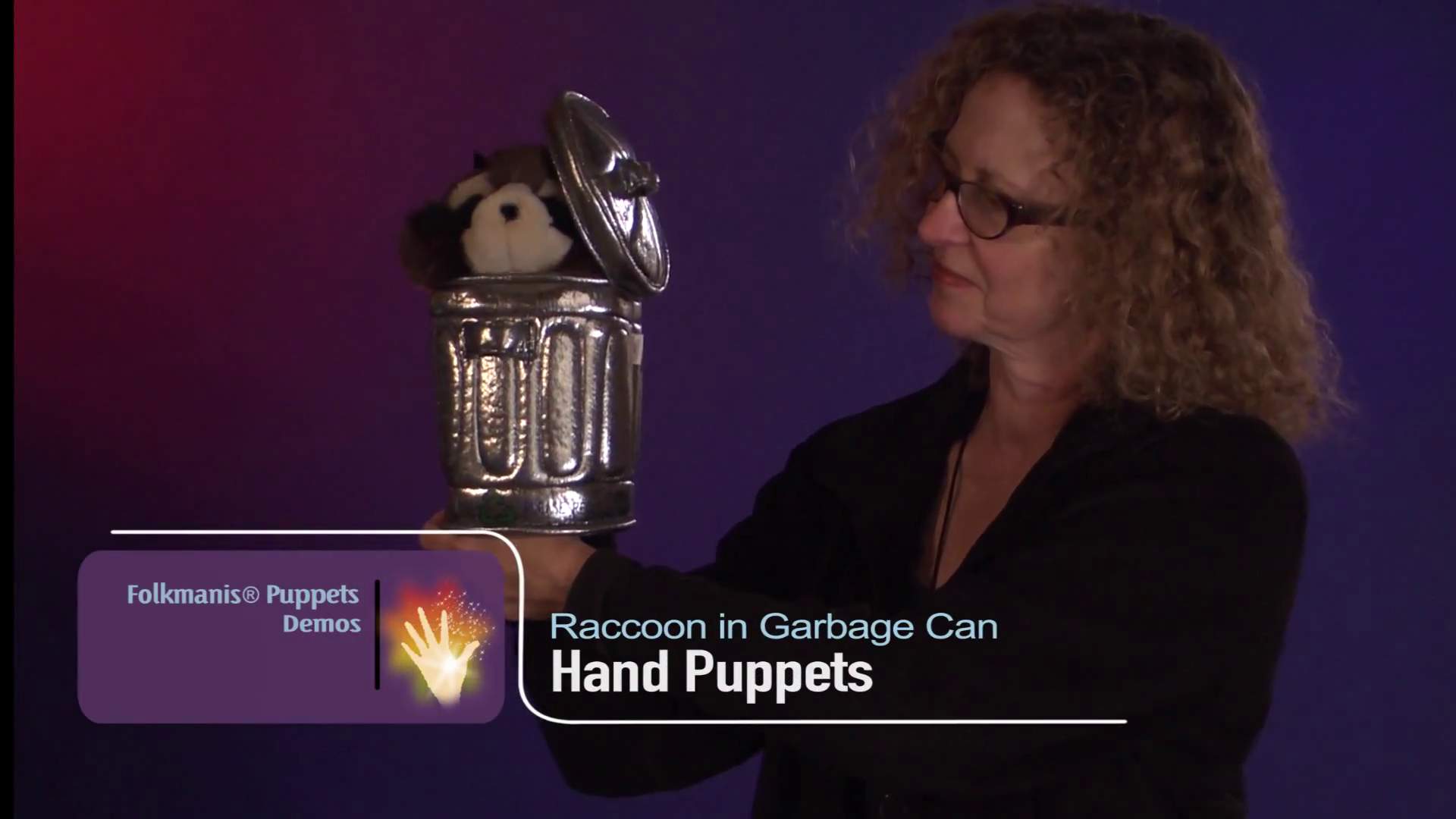 Video 1: Folkmanis Raccoon in Garbage Can Hand Puppet