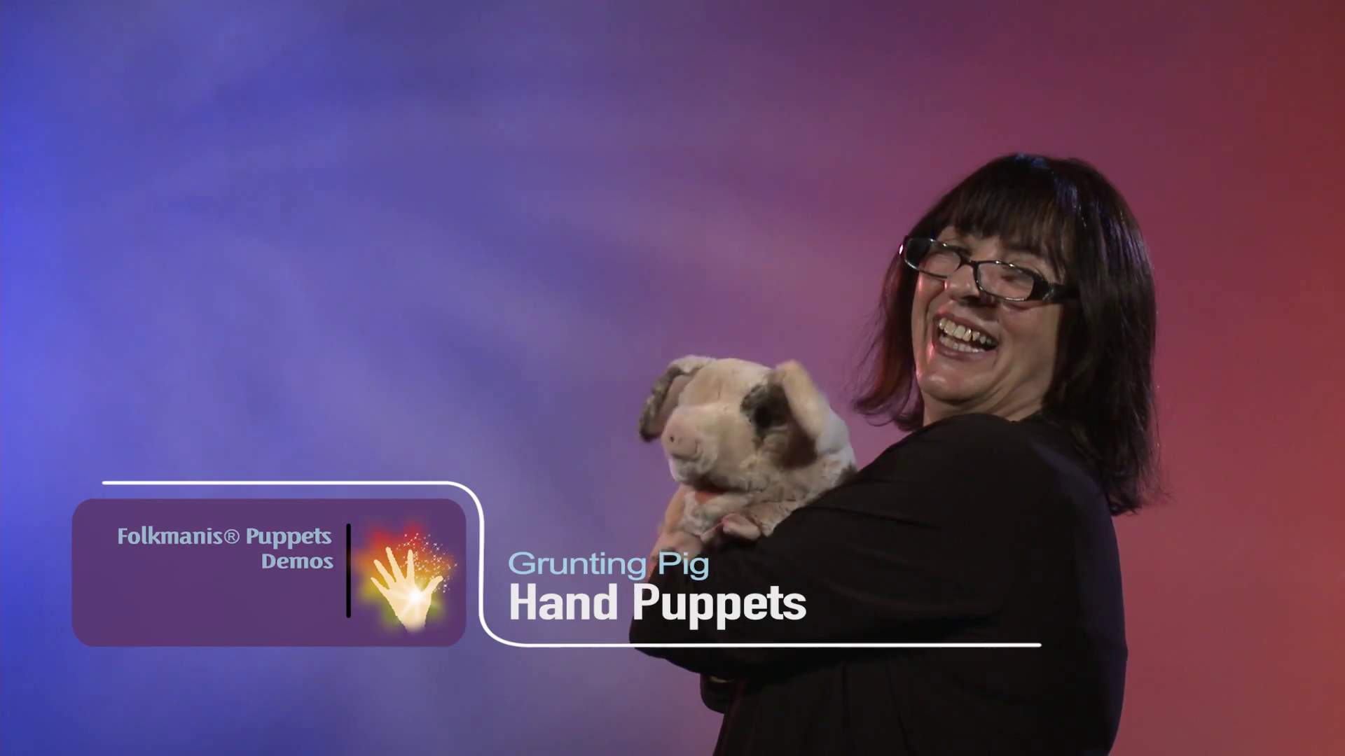 Video 1: Folkmanis Handpuppe grunzendes Schweinchen
