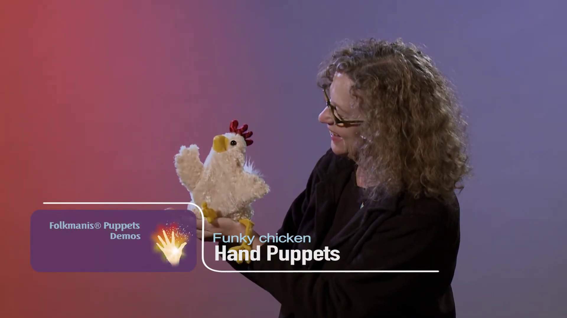 Video 1: Folkmanis Handpuppe Lustiges Huhn