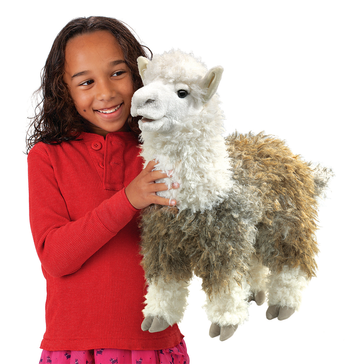 Folkmanis Handpuppe Alpaka Folkmanis Handpuppe Alpaka - Produktbild 5