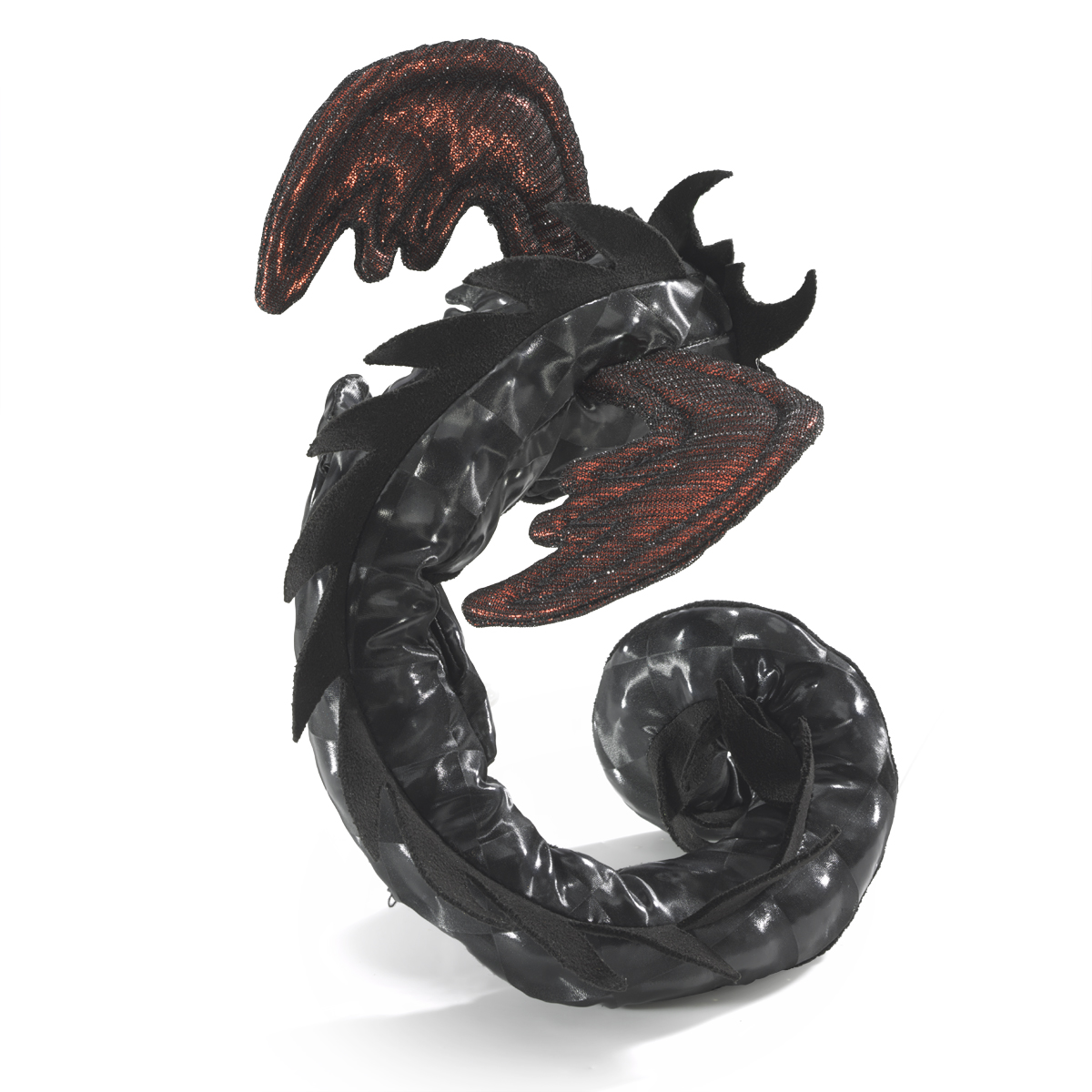 Folkmanis Black Dragon Wristlet Finger Puppet Folkmanis Black Dragon Wristlet Finger Puppet - Produktbild 2