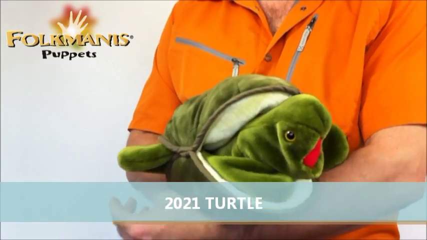 Video 2: Folkmanis Handpuppe große Schildkröte