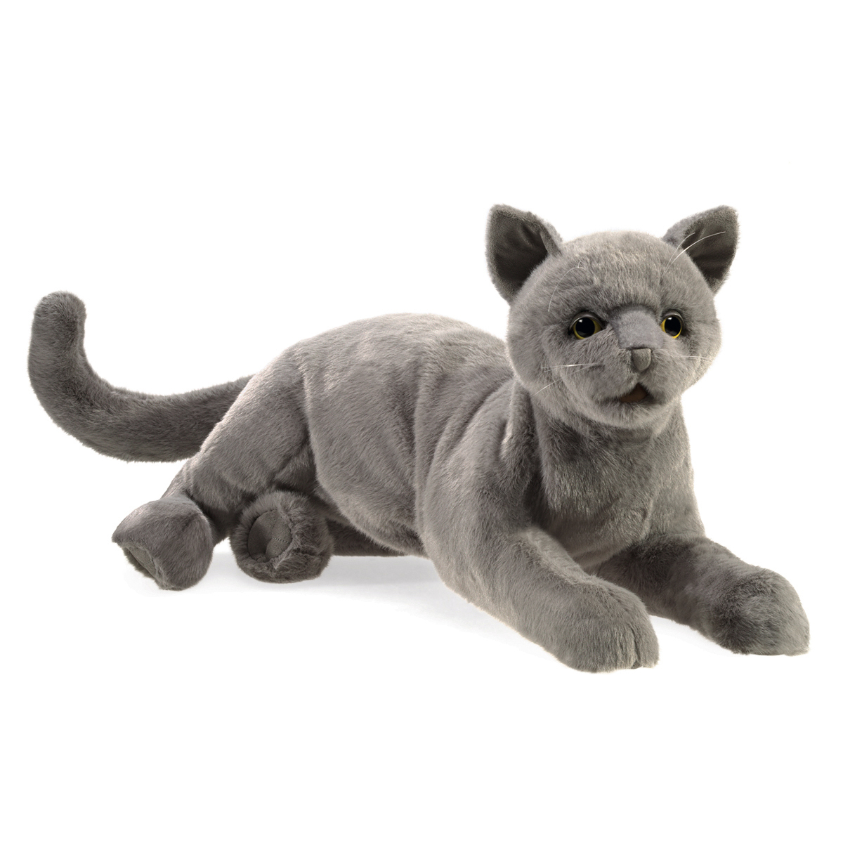 Folkmanis Handpuppe schnurrende Katze Folkmanis Handpuppe schnurrende Katze
