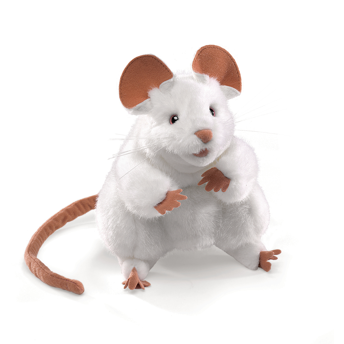 Folkmanis Handpuppe weiße Maus Folkmanis Handpuppe weiße Maus