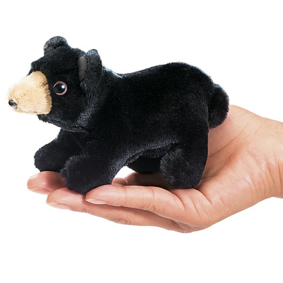 Folkmanis Mini Black Bear Finger Puppet Folkmanis Mini Black Bear Finger Puppet