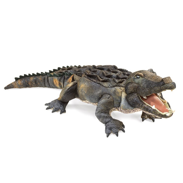 Folkmanis American Alligator Hand Puppet Folkmanis American Alligator Hand Puppet