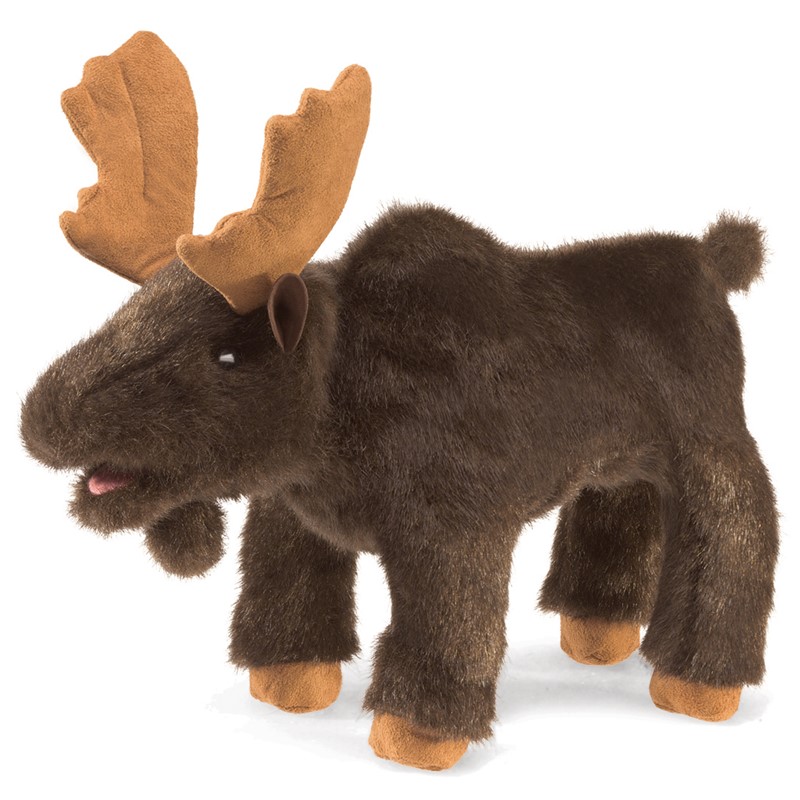 Folkmanis hand puppet small moose