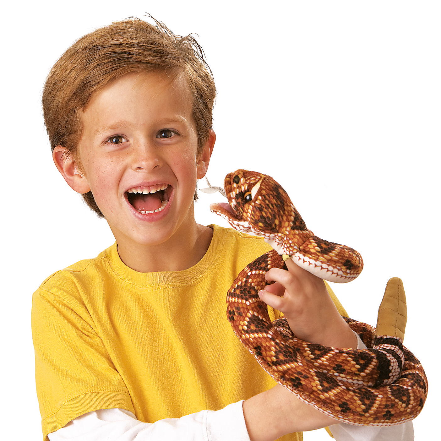 Folkmanis Giant Rattlesnake Finger Puppet Folkmanis Giant Rattlesnake Finger Puppet - Produktbild 4