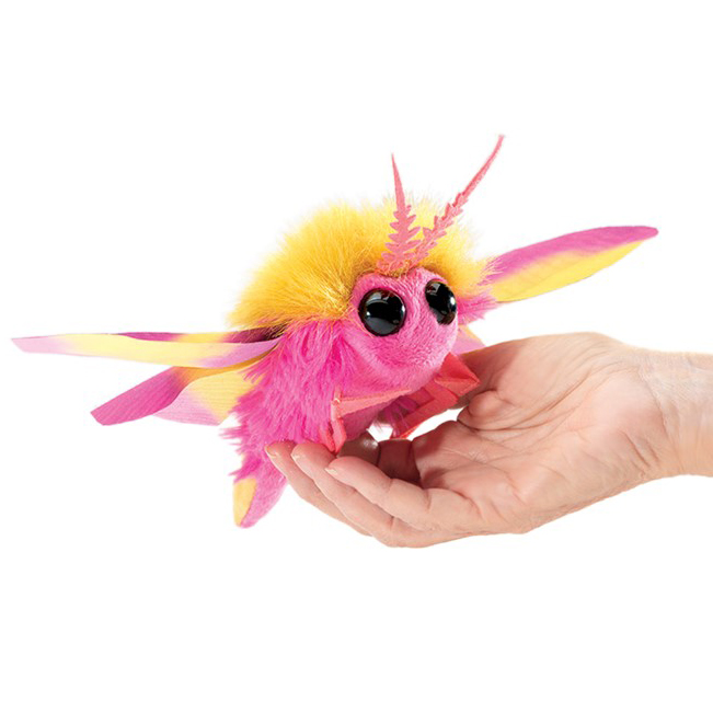 Folkmanis finger puppet mini rosy maple moth