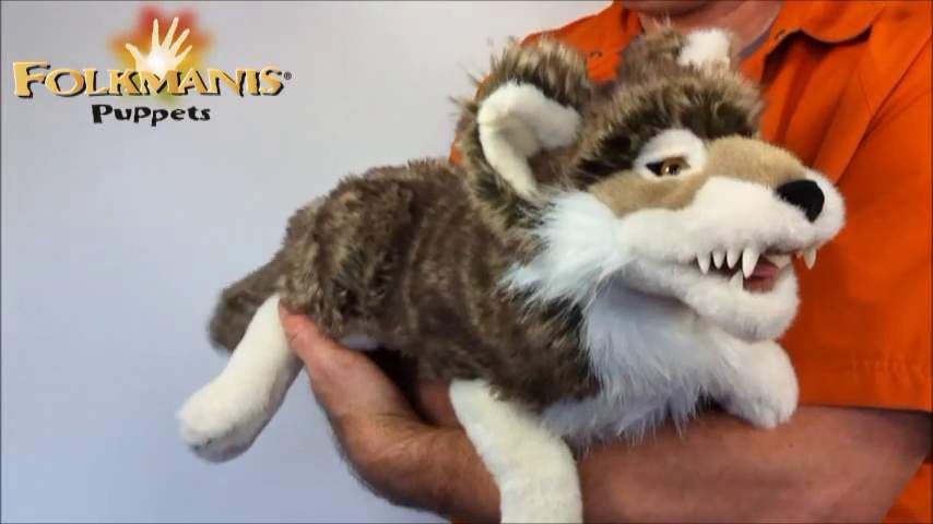 Video 2: Folkmanis Handpuppe Grauwolf