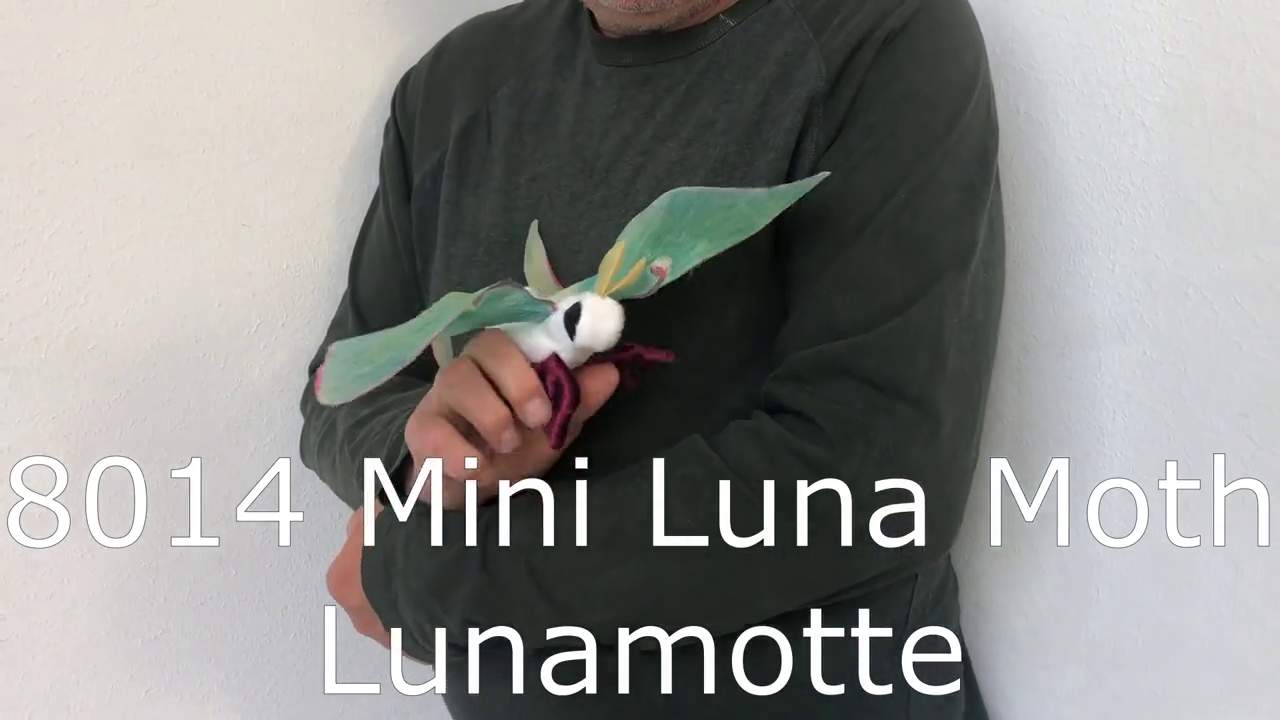 Folkmanis Mini Luna Moth Finger Puppet