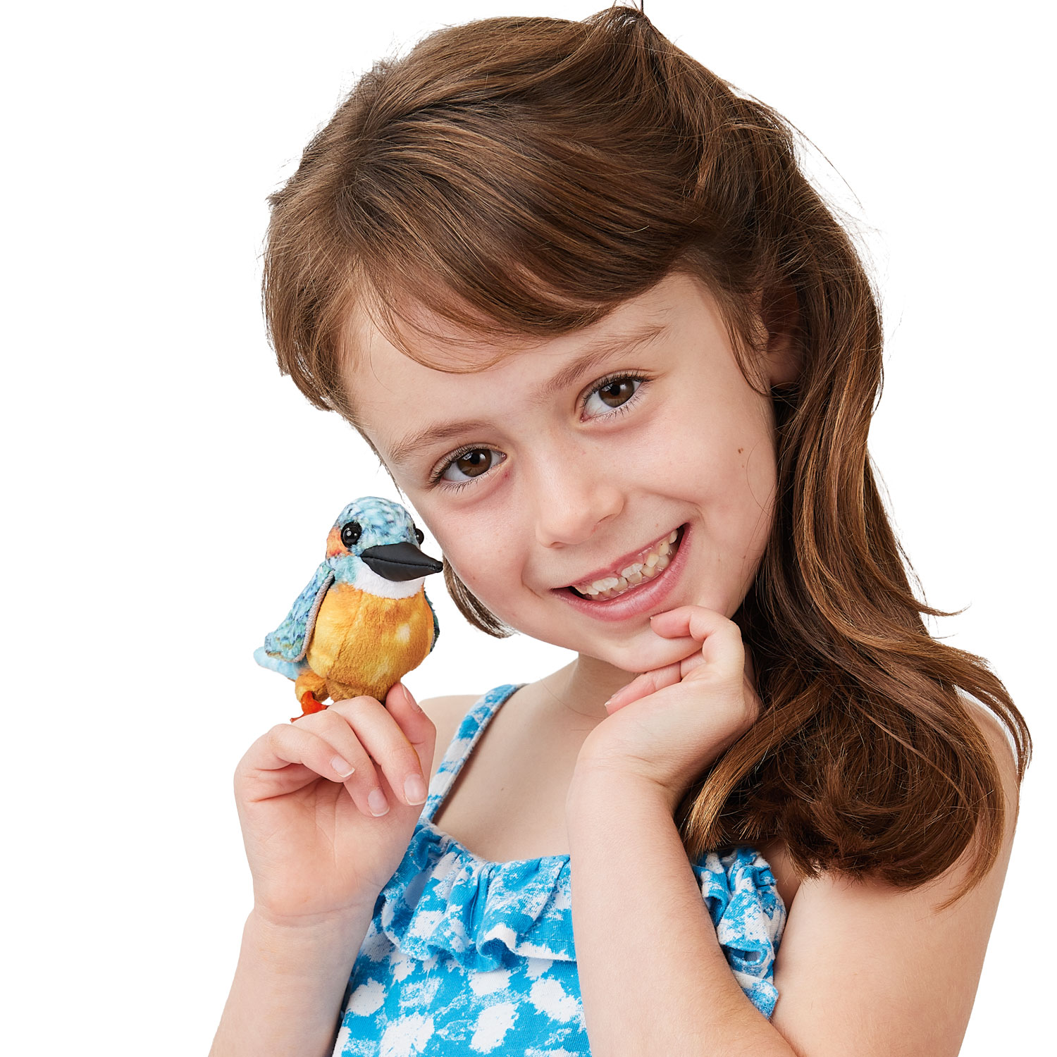 Folkmanis Mini Common Kingfisher Finger Puppet Folkmanis Mini Common Kingfisher Finger Puppet - Produktbild 4