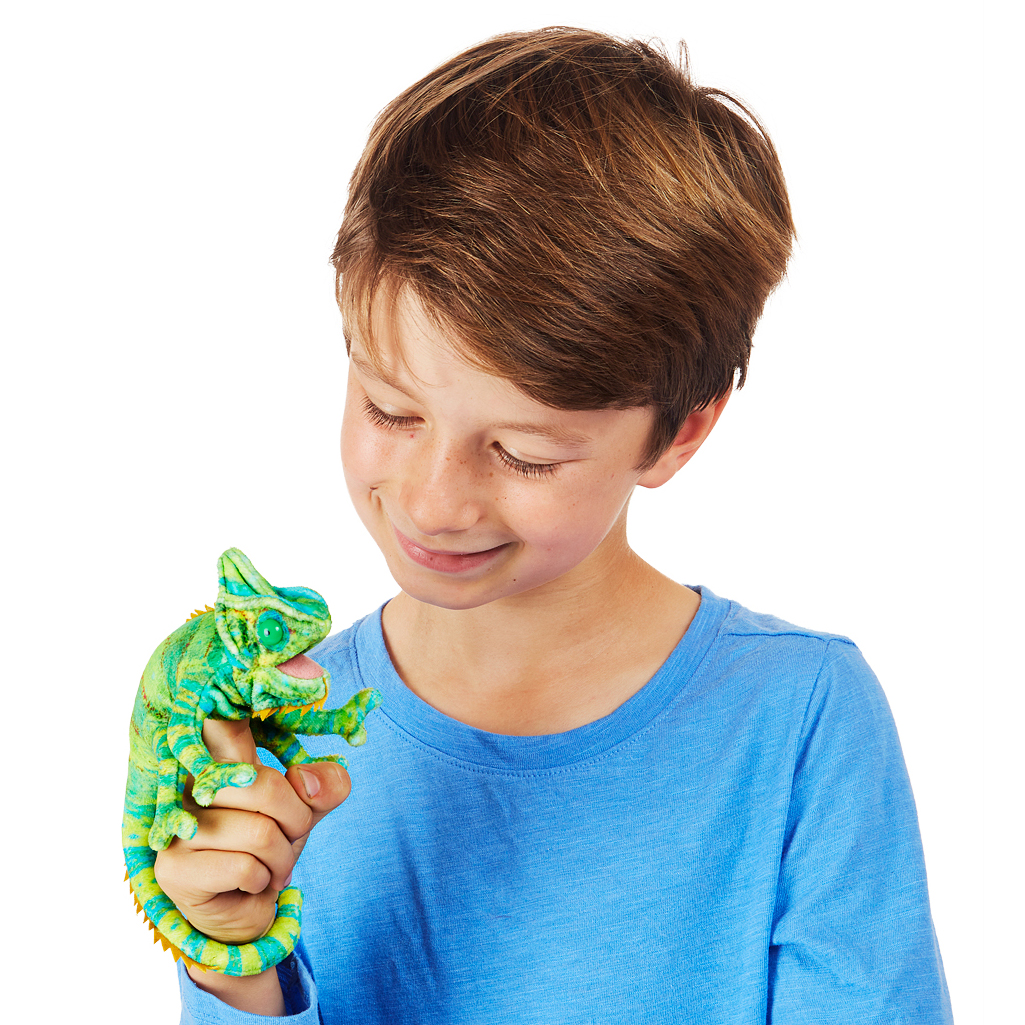 Folkmanis Mini Chameleon Finger Puppet Folkmanis Mini Chameleon Finger Puppet - Produktbild 7