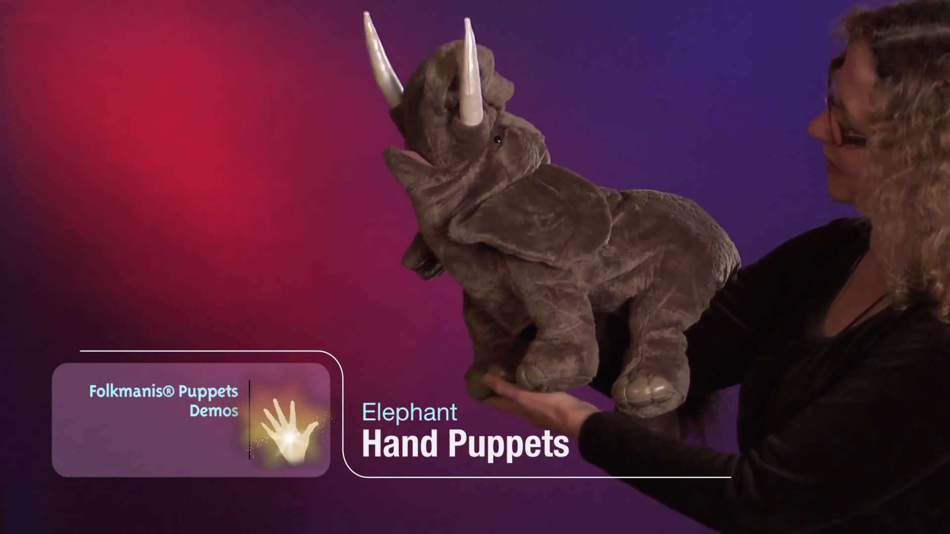Video 1: Folkmanis Handpuppe Elefant