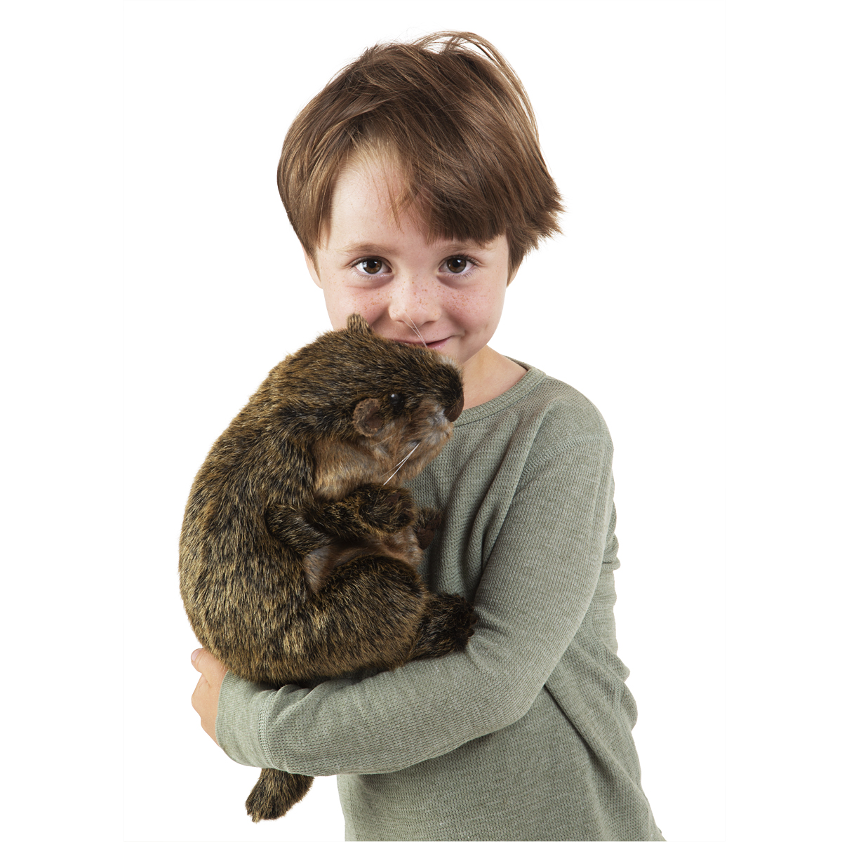 Folkmanis Groundhog Hand Puppet Folkmanis Groundhog Hand Puppet - Produktbild 3