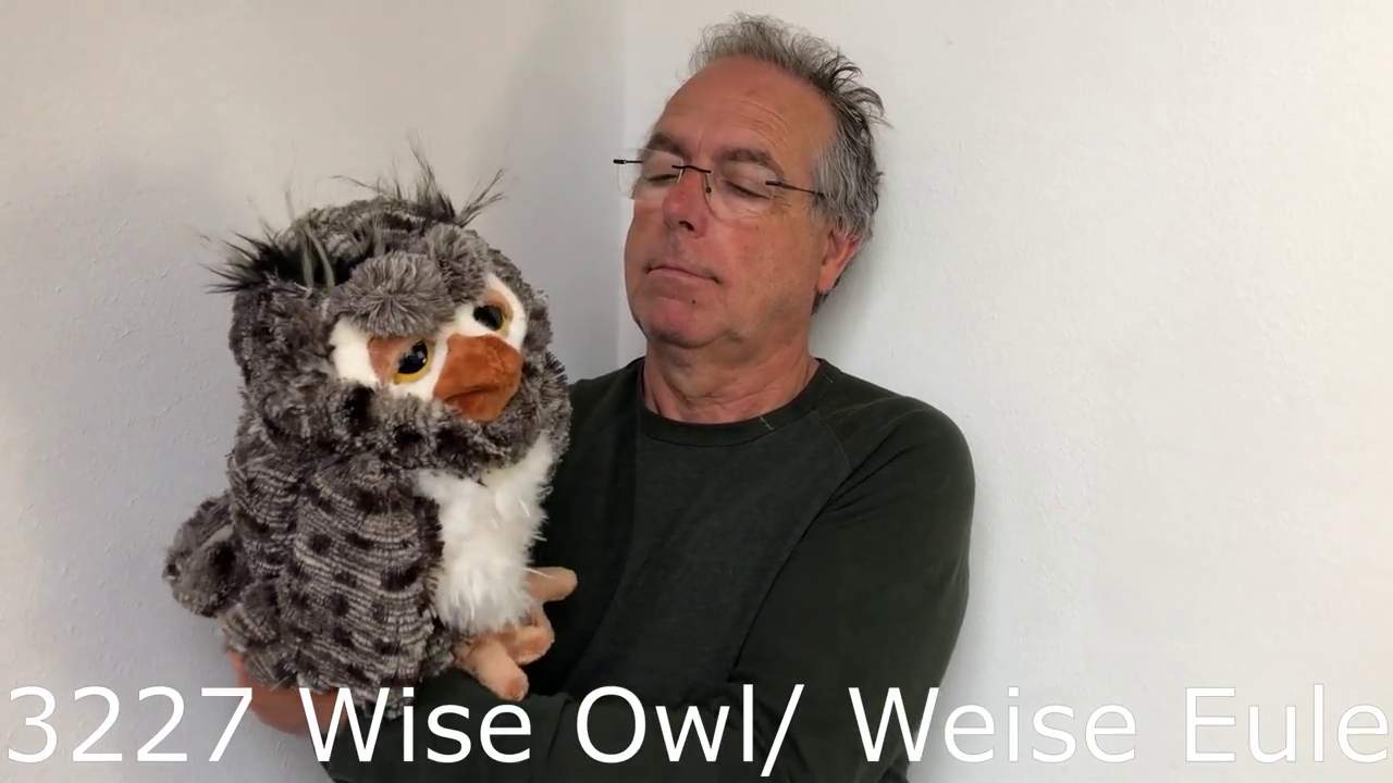 Video 1: Folkmanis Handpuppe weise Eule