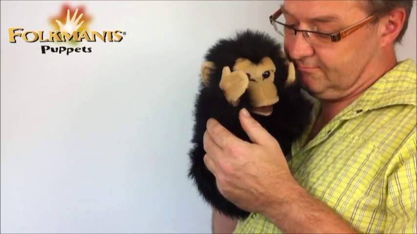 Video 2: Folkmanis Handpuppe Baby Schimpanse