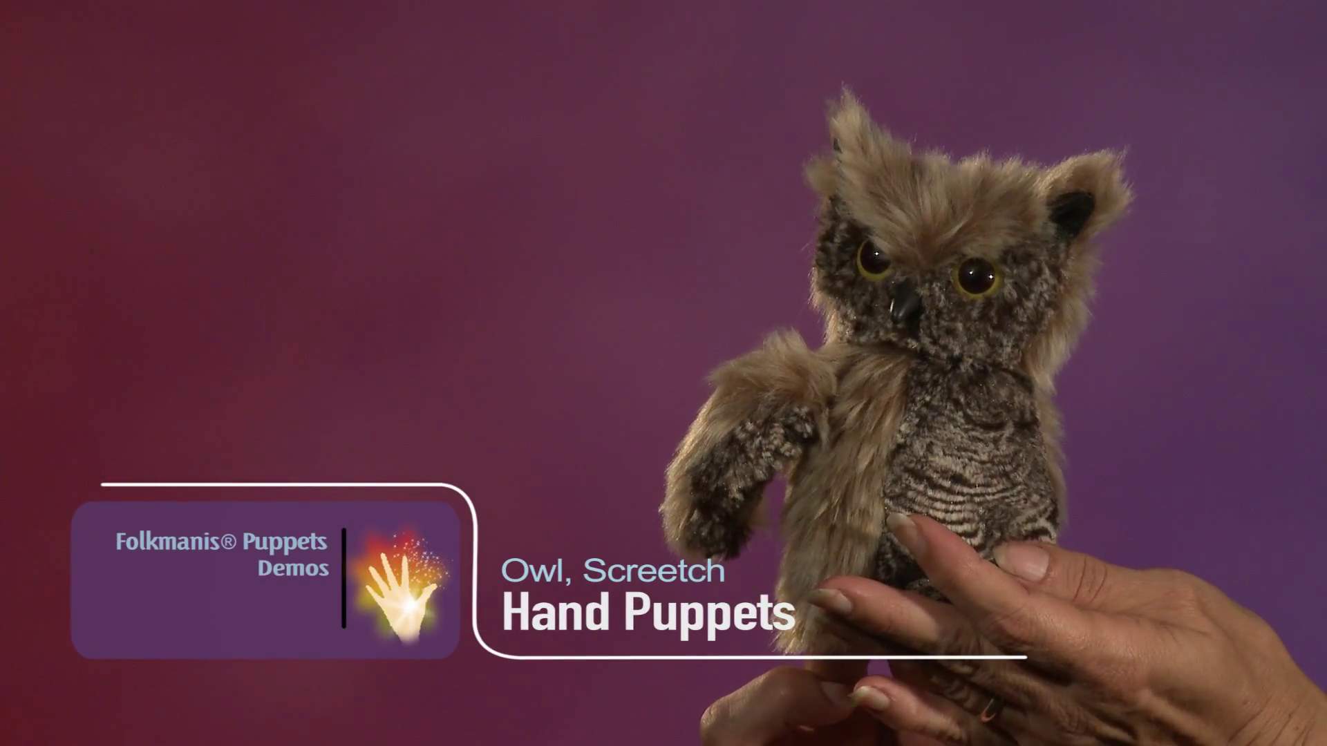 Video 1: Folkmanis Screech Owl Hand Puppet
