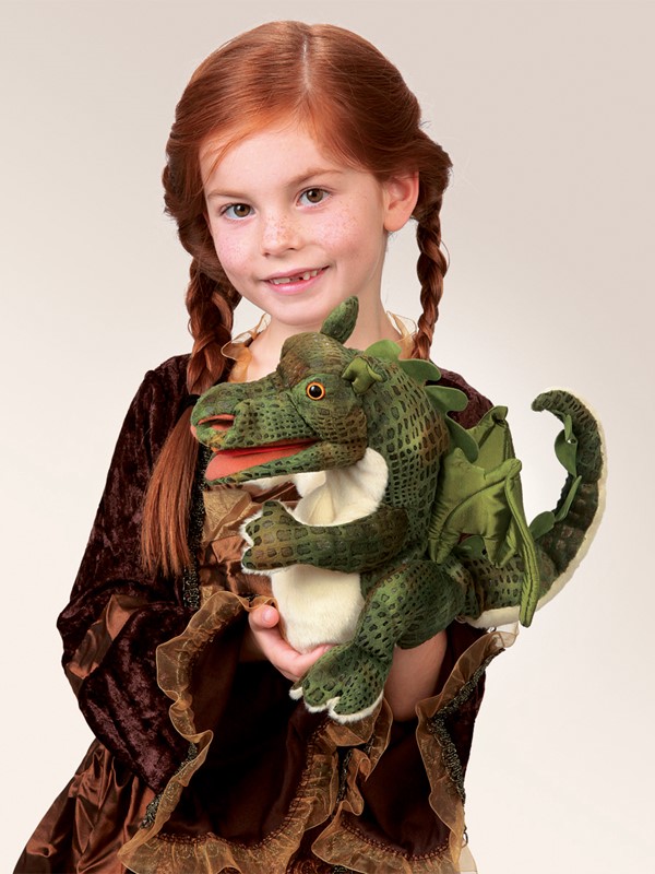 Folkmanis Handpuppe Baby Drache Folkmanis Handpuppe Baby Drache - Produktbild 3