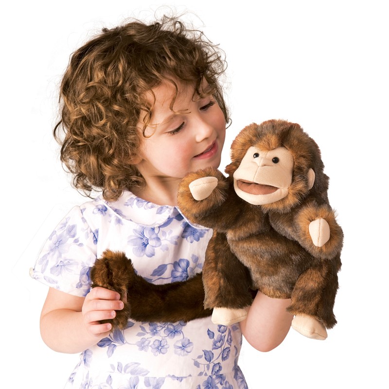 Folkmanis Monkey Hand Puppet Folkmanis Monkey Hand Puppet - Produktbild 4