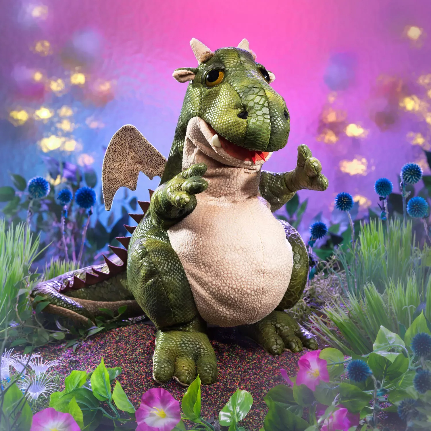 Folkmanis Handpuppe freundlicher Drache Folkmanis Handpuppe freundlicher Drache - Produktbild 3