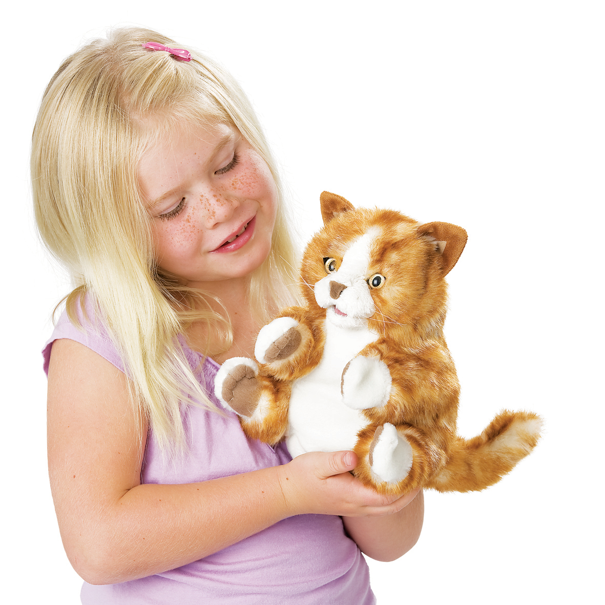 Folkmanis Handpuppe Kätzchen orange-braun Folkmanis Handpuppe Kätzchen orange-braun - Produktbild 5