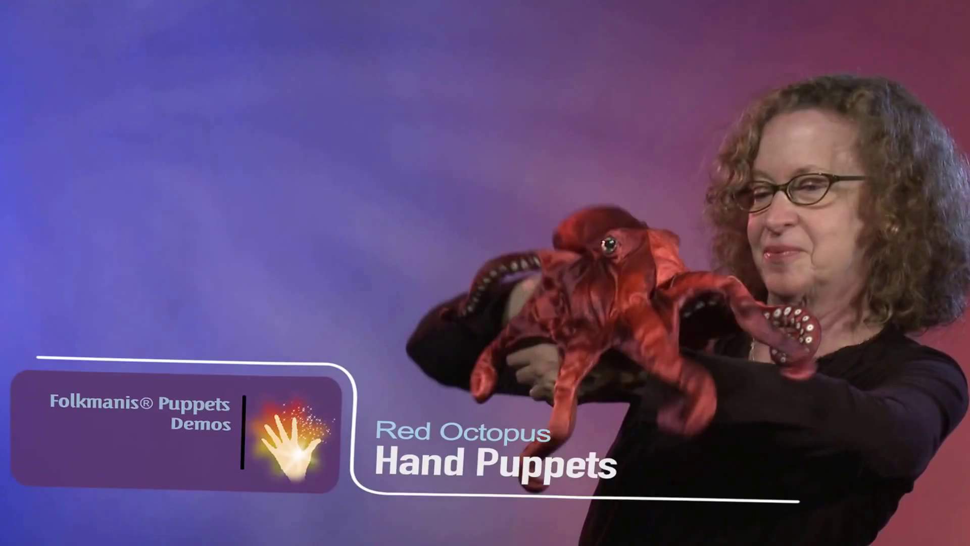 Video 1: Folkmanis Handpuppe roter Oktopus
