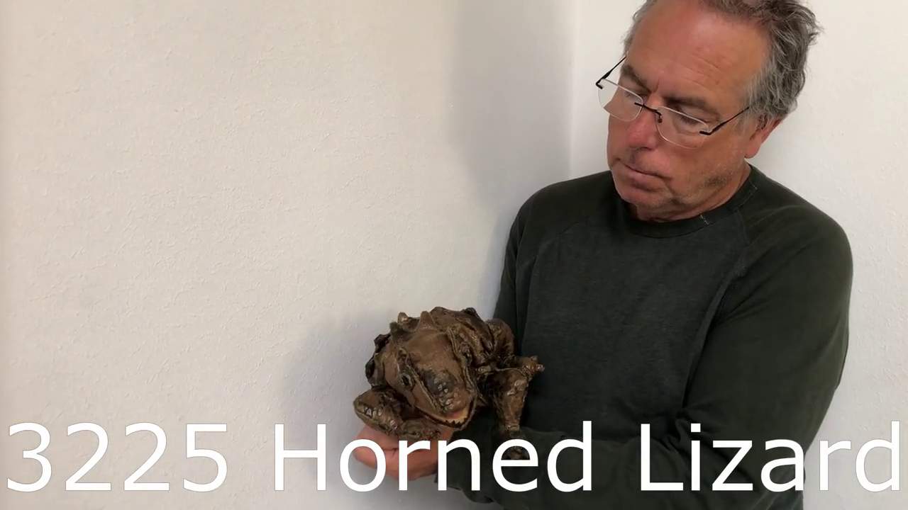 Folkmanis Handpuppe Hornkrötenechse Demo