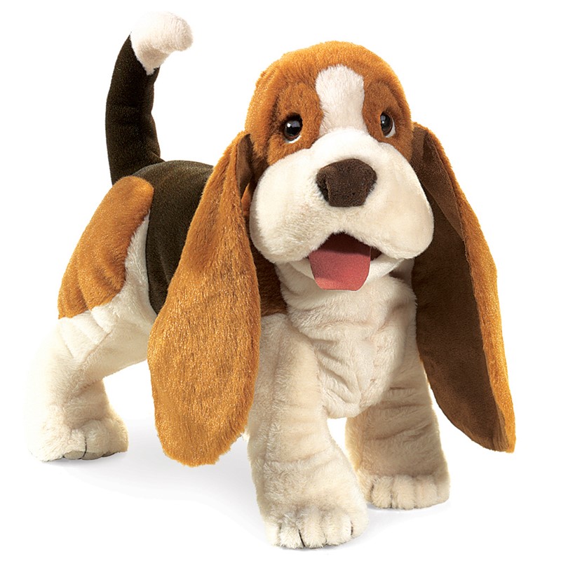 Folkmanis Basset Hound Hand Puppet Folkmanis Basset Hound Hand Puppet