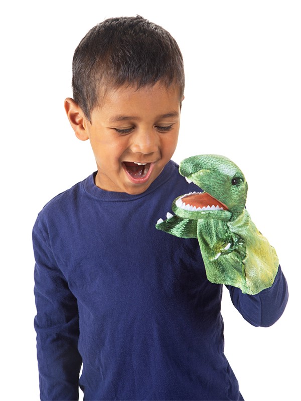 Folkmanis Handpuppe kleiner T-Rex (kleine Stage Puppet) Folkmanis Handpuppe kleiner T-Rex (kleine Stage Puppet) - Produktbild 4