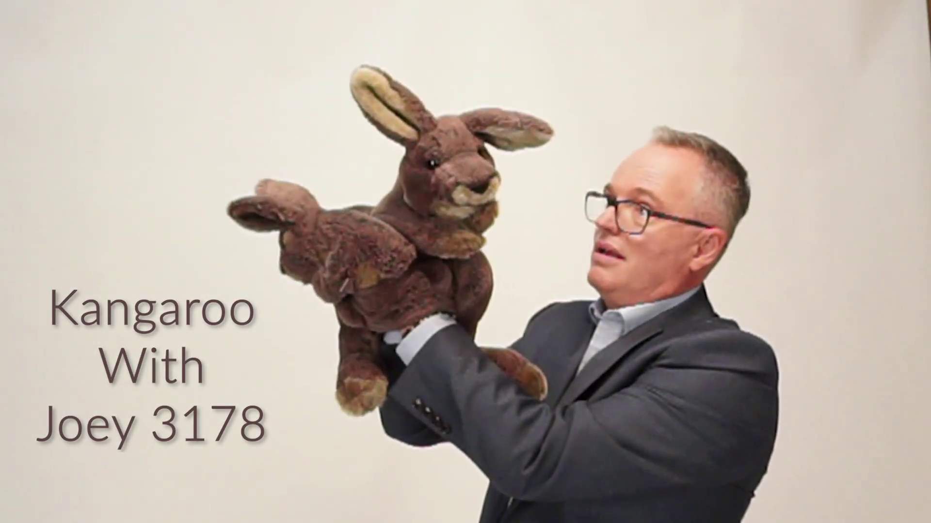 Video 2: Folkmanis Handpuppe Känguru mit Baby